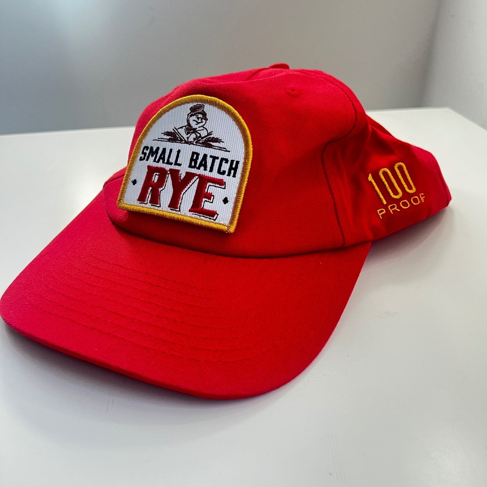 WhistlePig Small Batch Rye Red Seager Adjustable Hat 100 Proof Whiskey Cap